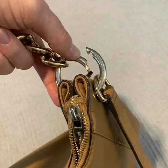 Michael Kors tan/brown leather purse - Picture 8 of 10